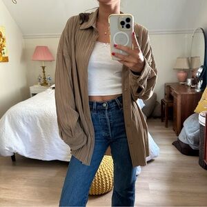 Oak + Fort button up blouse